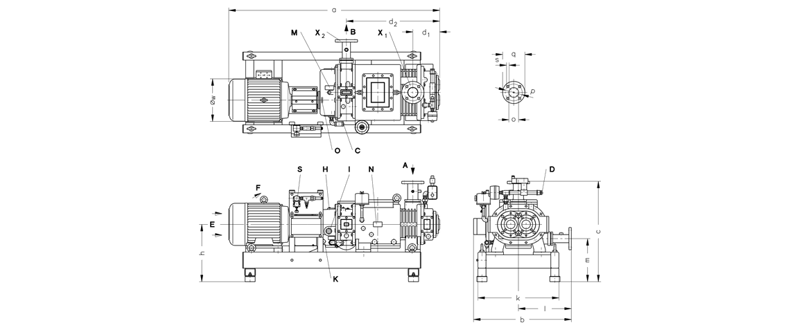 S-VSA 400螺桿真空泵